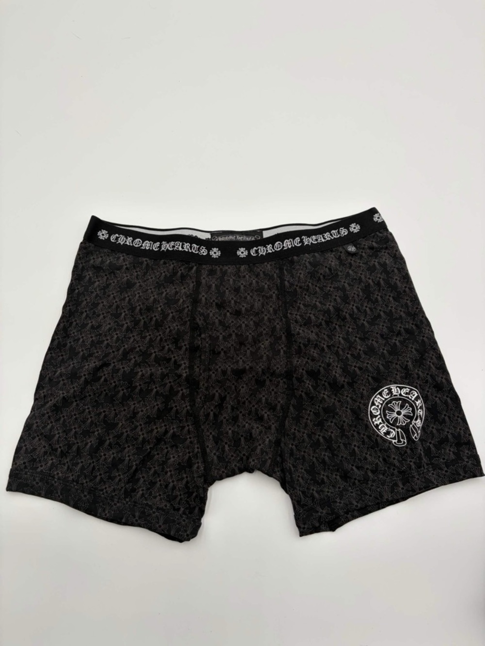 Chrome Hearts Black & White Logo Boxer Briefs